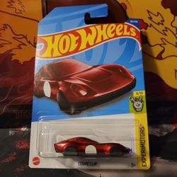 New 2022 Hot Wheels Coupe Clip Red #101/250 Experimotors #6/10 Keychain