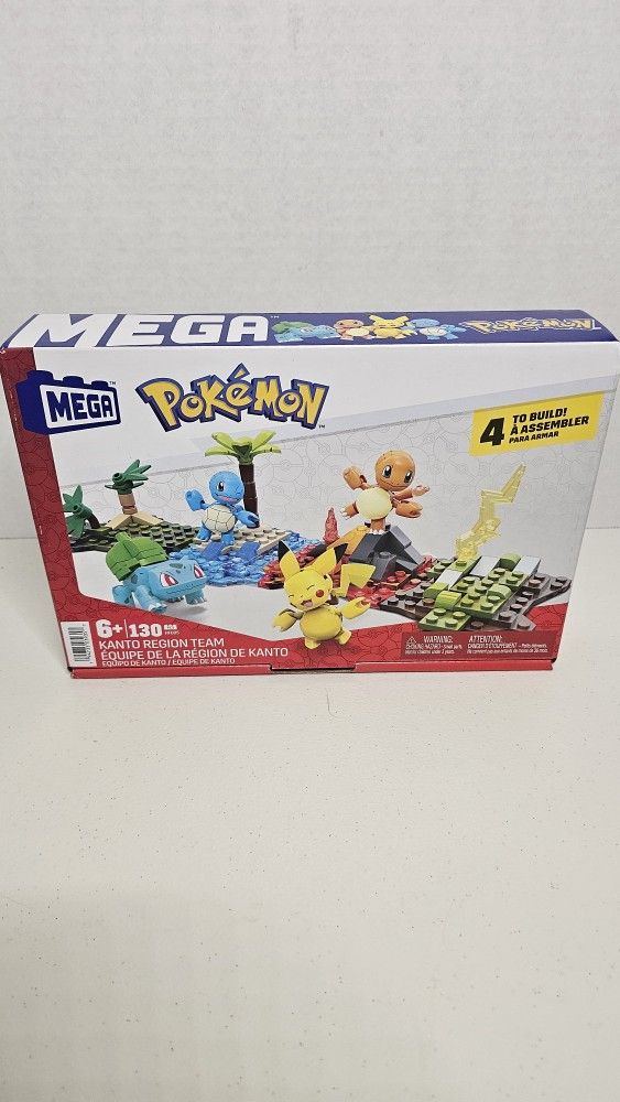 Mega Pokemon Kanto Region Team Building Set