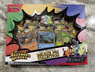 Pokemon Ascended Heroes First Partners Deluxe Pin Collection