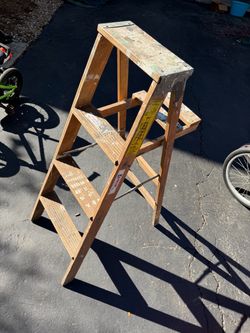 Wooden ladder
