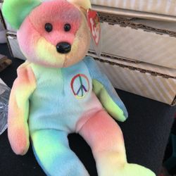 Rare Peace Ty Beanie Baby