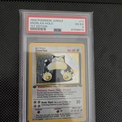 1999 SNORLAX 1ST EDITION HOLOGRAPHIC PSA 4