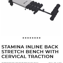 Back stretch bench new $120