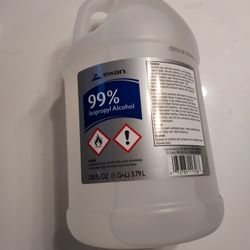 99% Isopropyl alcohol 1 Gallon Sealed Jug 