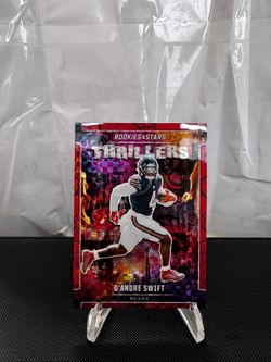 2024 Panini Rookies & Stars - Thrillers Silver #T-DST D'Andre Swift, Bears