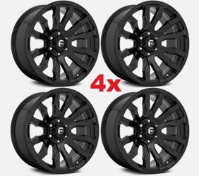 18 FUEL BLITZ GLOSS BLACK WHEELS RIMS F-150 F150 DEEP CONCAVE