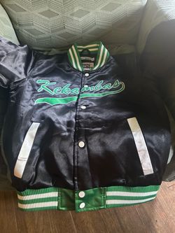 Children's satin varsity jacket