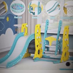 Slide And Swing Set