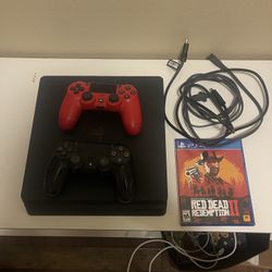 PS4 with Red Dead Redemption 2