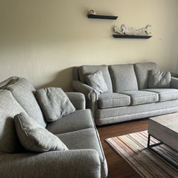 Lancer custom couch set. Sofa and loveseat 