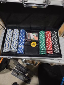Poker chip set