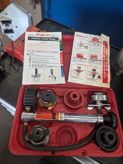 Coolant pressure tester & leak detector