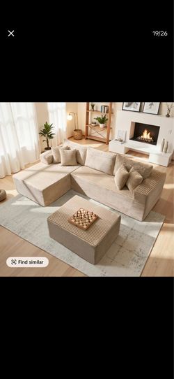 Boneless Sectional Couch
