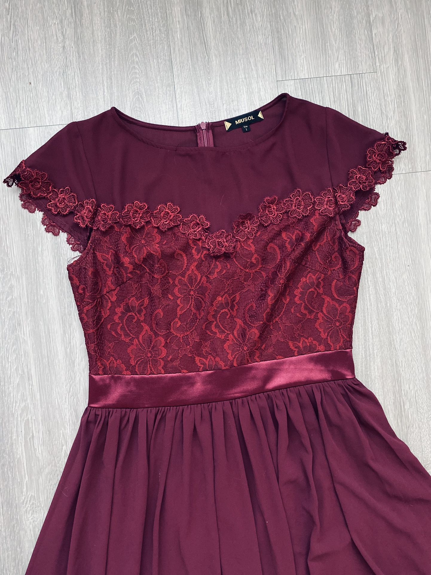 Red/maroon Bridesmaids dress
