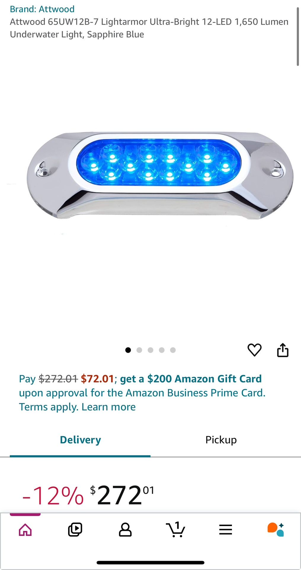 Under Water Lights (marine)