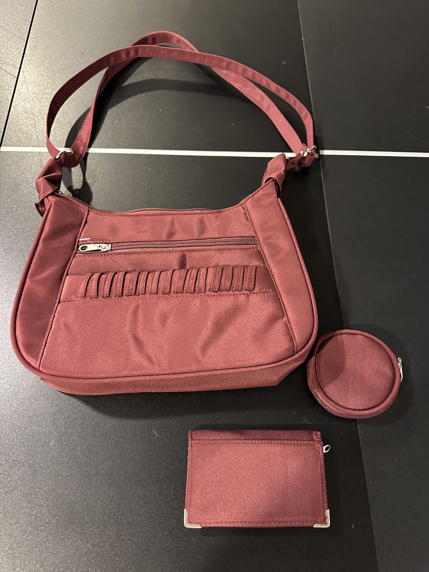 Women Handbag With Wallet & Pouch