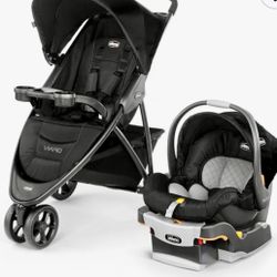 Chicco Viaro Travel System (Carrier with Base & stroller)