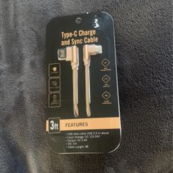 Type-C Charge And Sync Cable