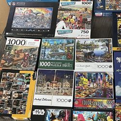 22 Puzzles For Sale All One Lot 