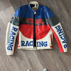 Vintage Racing Jacket (Genuine Leather)