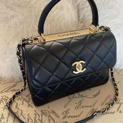 Chanel Trendy CC Black W/ Microchip + Receipt Price Is Negotiable