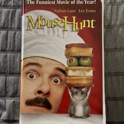 DreamWorks Pictures Mouse Hunt VHS Nathan Lane Lee Evans Comedy PG