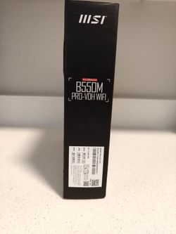 MSI B550M PRO-VDH WIFI AM4 Micro-ATX Motherboard