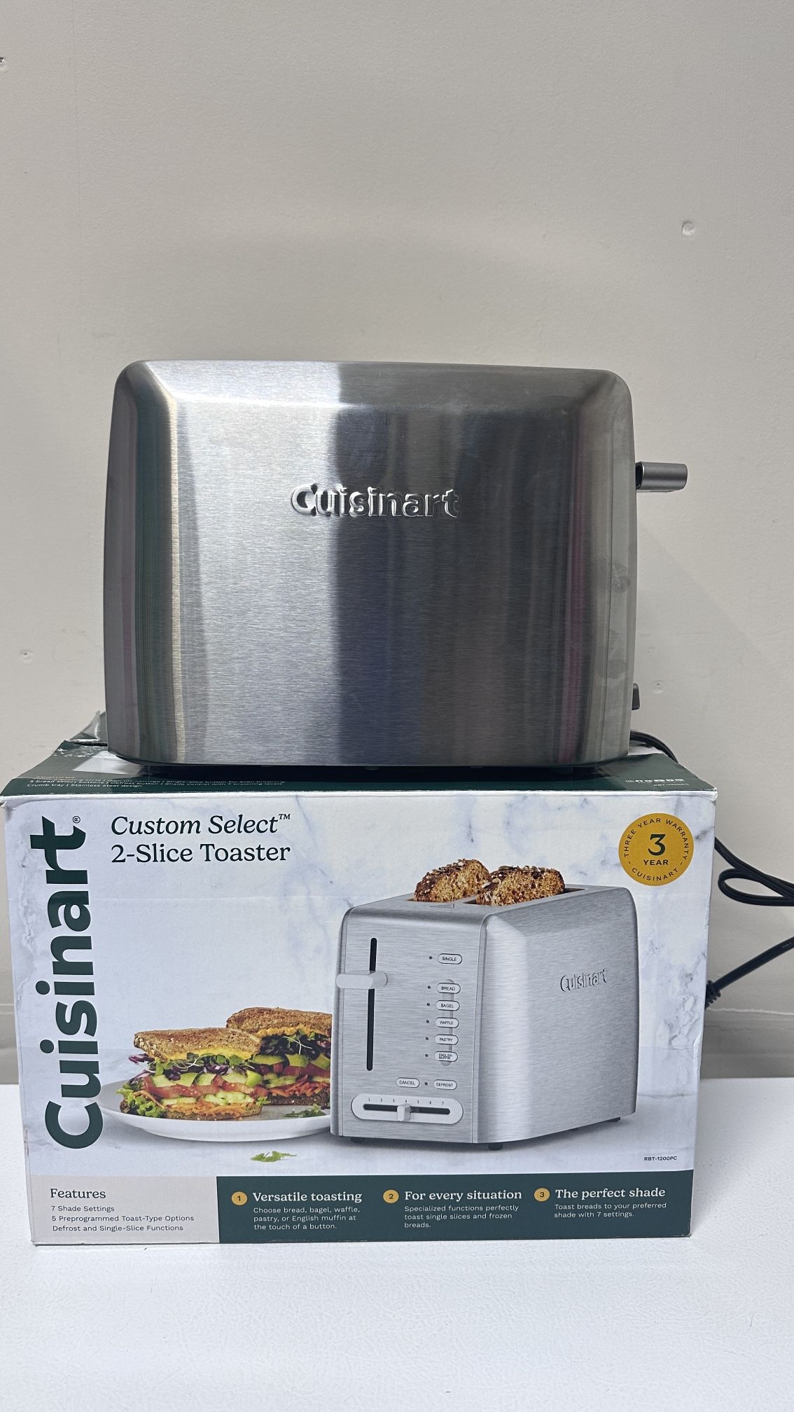 Cuisinart Custom Select 2-Slice Toaster