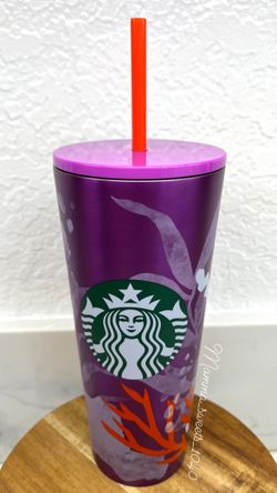 Starbucks Purple Stainless Steel Coral Reef Summer 2021 Release