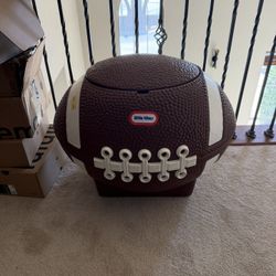 Vintage 90s Little Tikes Football Toy Box 