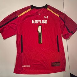 Maryland Terrapins #1 NCAA Football Jersey Under Armour Adult Large