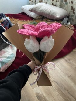 customizable crochet bouquet 