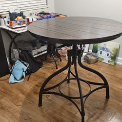 Dining Room and BarAdjustable High/Low Top Table, Stools, High Chairs