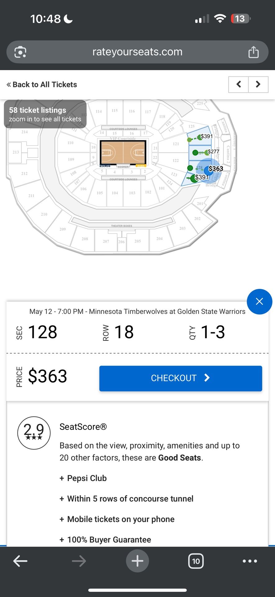 2 Playoff tickets Warriors Game Tonight!