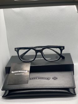Chrome Hearts Vagilante BK-SS Eyeglasses 53-19-138 Black Silver