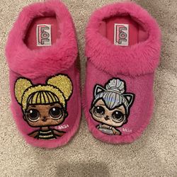 Girls Lol Slippers Size 13/1 Good Condition