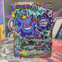Gengar Tagging Terror Graffiti Blast Custom-Made