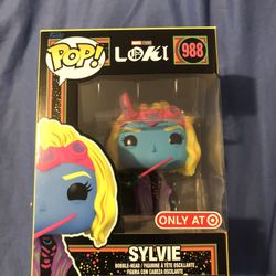 Funko Pop Loki - Sylvie Target Exclusive Black Light