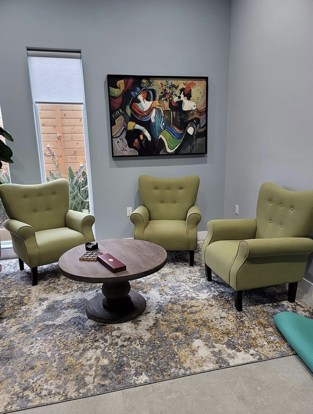 Sage Green Armchair 