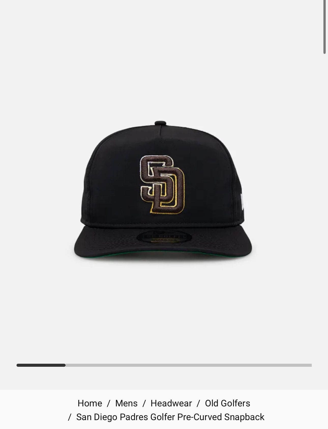 Culture Kings Padres Golfer Snapback Hat