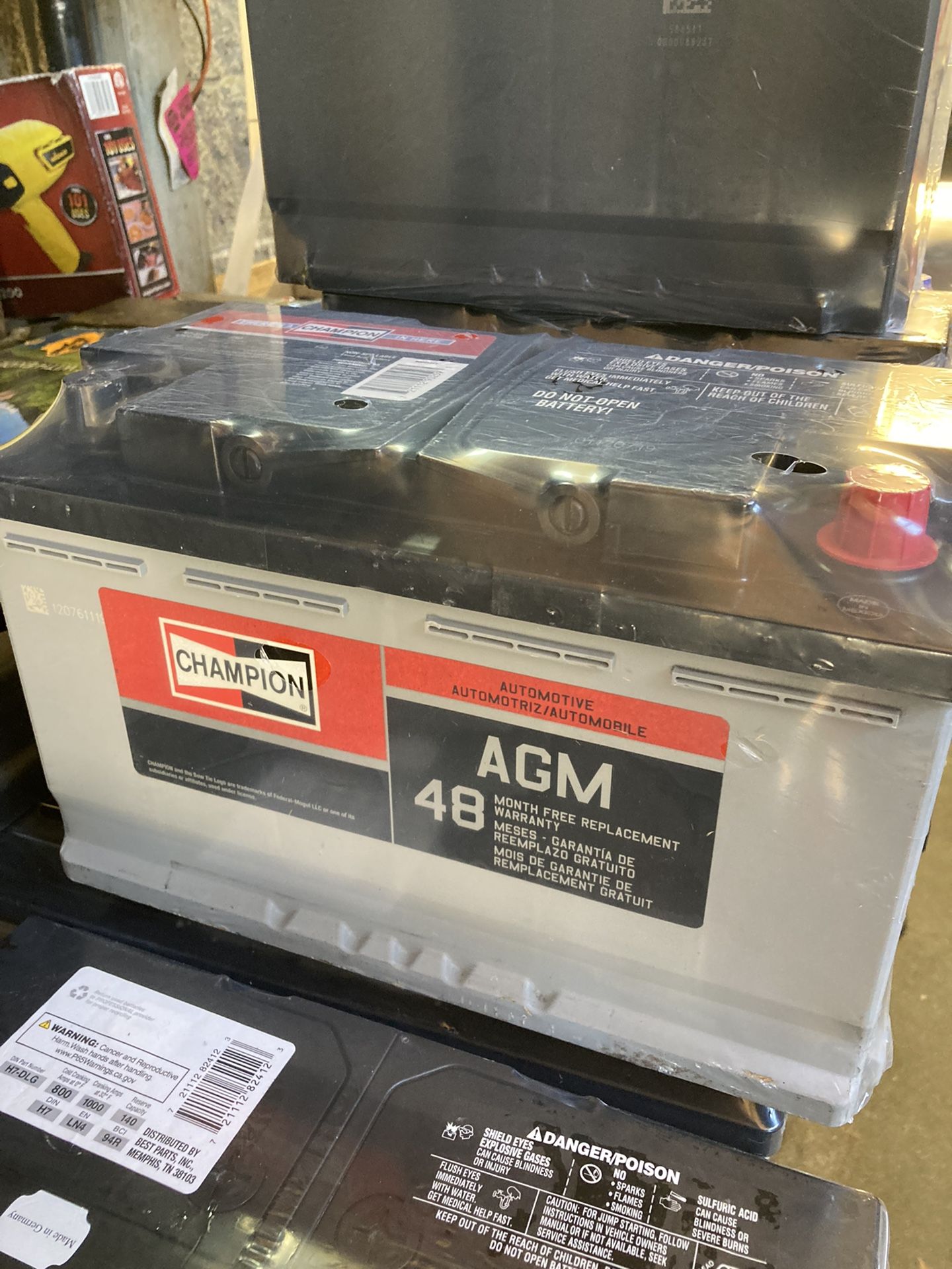 Car battery champion gel AGM size H7 super Duty maximum performance for sale