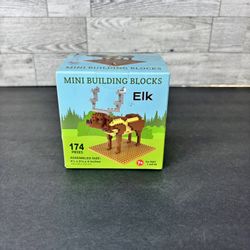 Mini Building Blocks Elk 174 pieces, Gift for Ages 7+ NEW SEALED