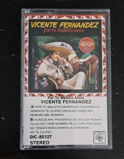 Vicente Fernandez Audio Cassette Tape