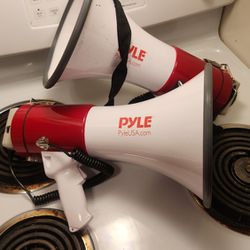 (2)Pyle Handheld Loudspeaker PA System