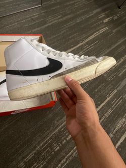 Nike Blazer Mid White Black Sneakers