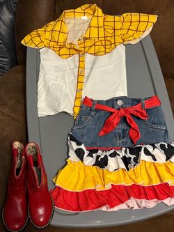 Jessie Toy Story Kids Costume Set with Boots