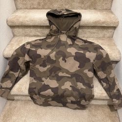 PACSUN CAMO HOODIE SIZE MEDIUM LIKE NEW