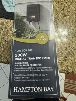 Hampton Bay 200 Watt Landscape Transformer 