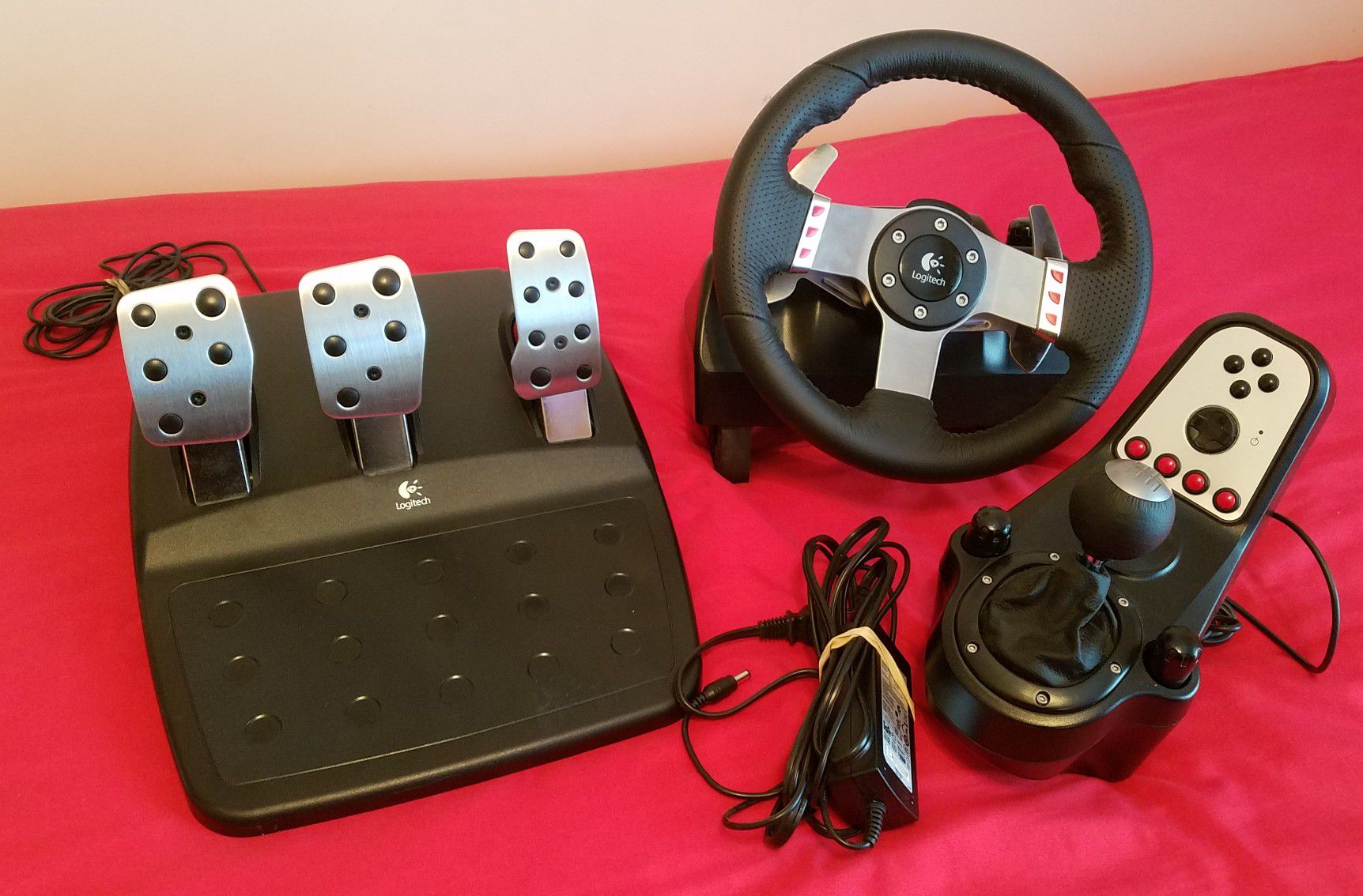 Logitech G27 Racing USB Wheel, Pedals, & Shifter for Sale in