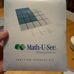 Math U See - Fraction Overlay Kit Manipulatives